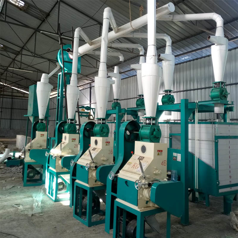 Manufacture Supply Maize Machine 30t/24h Maize Milling Plant
