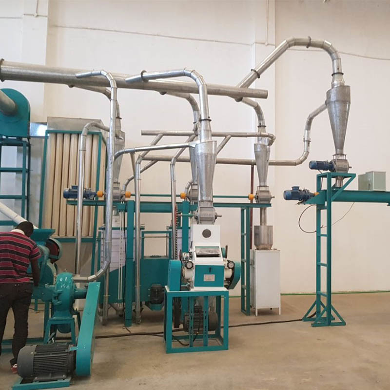 Eurpean Standard50t/24h Maize Flour Milling Plant