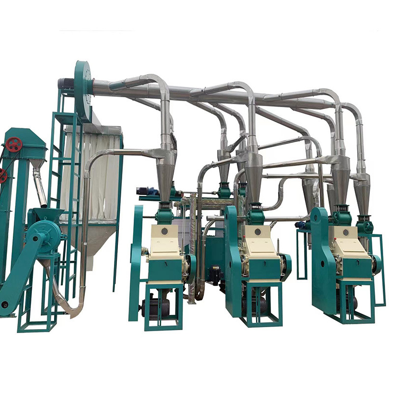 Automatic Production Maize Flour 50t/24h Maize Milling Plant