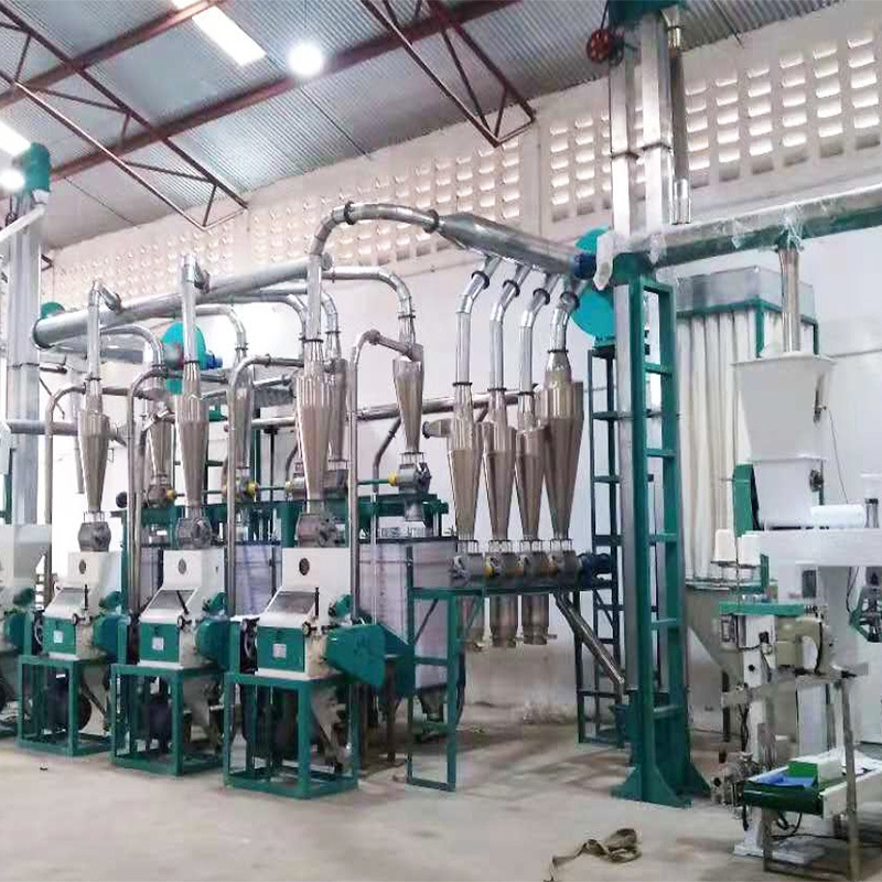 100ton Per Day Complete Maize Flour Mill Plant