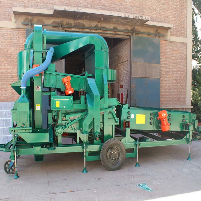 Green Torch Wheat / Corn / Paddy Impurity Removal Cleaning Machine
