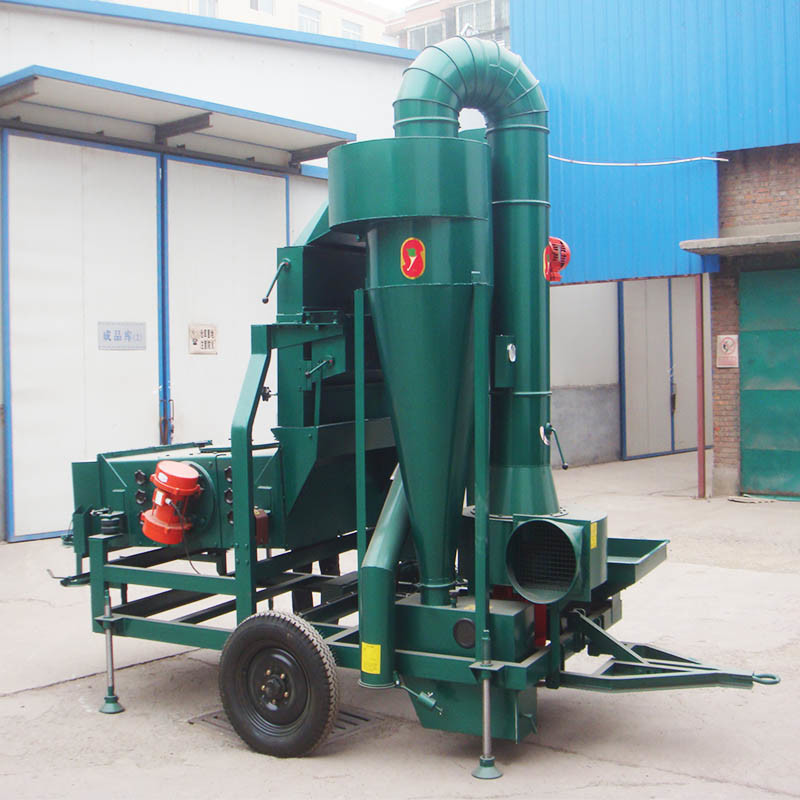 Double Air-Screen Cleaning Machine for Towel Gourd